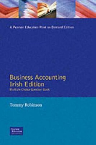 Cover of Business Accounting Irish Edition Multiple Choice Question Book