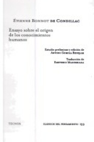 Cover of Ensayo Sobre El Origen de Los Conocimientos Humano