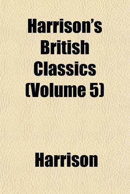 Book cover for Harrison's British Classics (Volume 5)