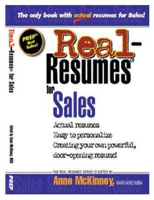 Book cover for Real-Resumes for Sales