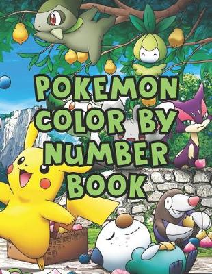 Book cover for Pokemon Color By Number Book