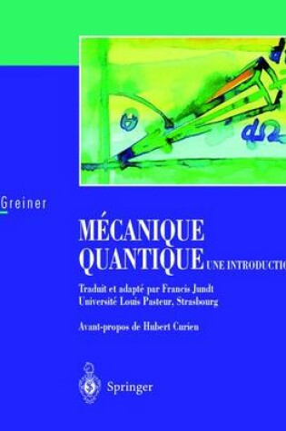 Cover of Mécanique quantique. Une introduction