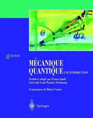 Book cover for Mécanique quantique. Une introduction