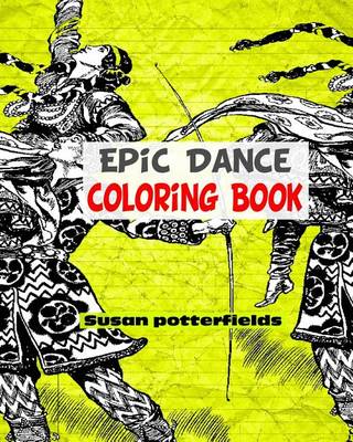 Book cover for Epic Dance Coloring Book