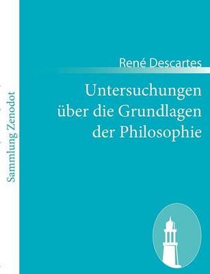 Book cover for Untersuchungen uber die Grundlagen der Philosophie