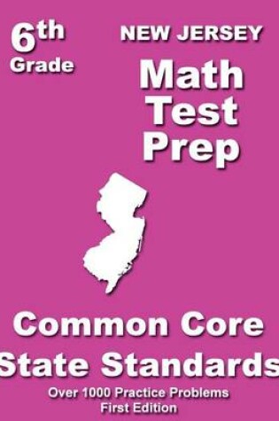 Cover of New Jersey 6th Grade Math Test Prep