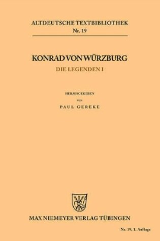 Cover of Die Legenden I