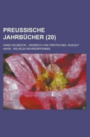 Cover of Preussische Jahrbucher (20)