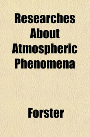 Cover of Researches about Atmospheric Phenomena