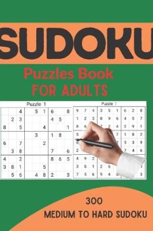 Cover of Sudoku Puzzles Book For Adults