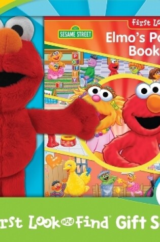 Cover of Sesame Street: Elmo's Potty Book First Look and Find Gift Set Book and Elmo Plush