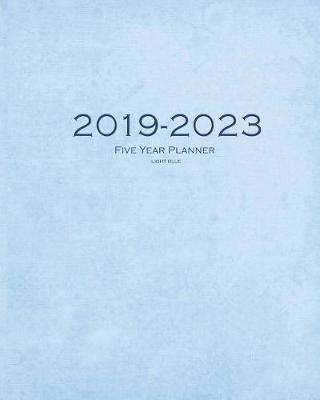 Book cover for 2019-2023 Light Blue Five Year Planner