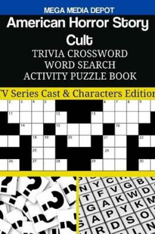 Cover of American Horror Story - Cult Trivia Crossword Word Search Activity Puzzle Book