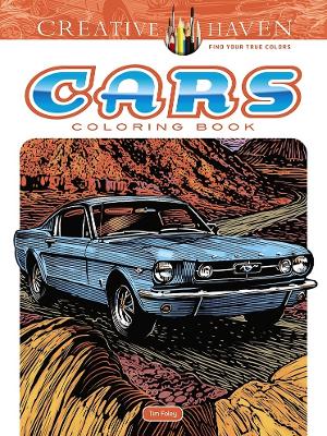 Book cover for Creative Haven Cars Coloring Book