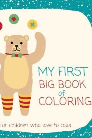 Cover of First book for coloring for kids