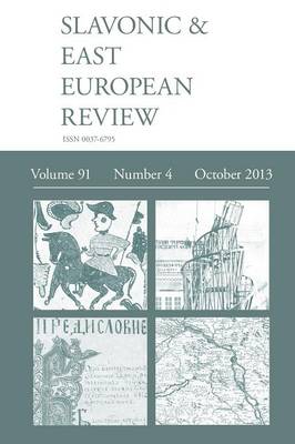 Cover of Slavonic & East European Review (91