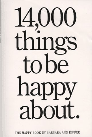 Book cover for 14, 000 Things to be Happy About