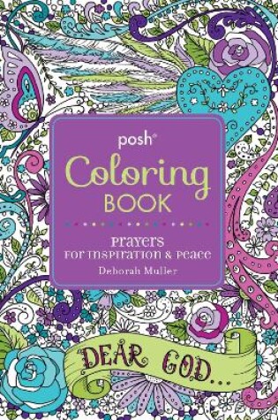 Cover of Posh Adult Coloring Book: Prayers for Inspiration & Peace