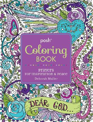 Cover of Posh Adult Coloring Book: Prayers for Inspiration & Peace