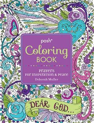 Book cover for Posh Adult Coloring Book: Prayers for Inspiration & Peace