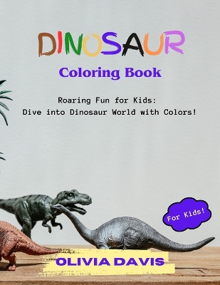 Book cover for Dinosaur Coloring Book