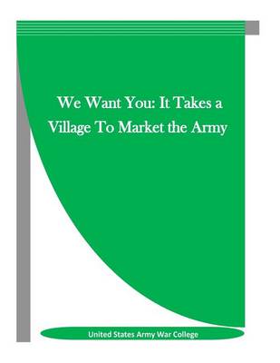 Book cover for We Want You