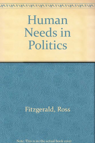 Book cover for Human Needs in Politics