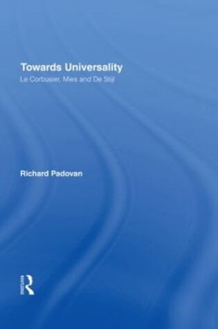 Cover of Towards Universality