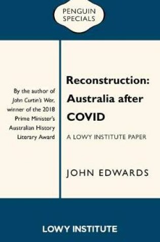 Cover of Reconstruction: Australia after COVID