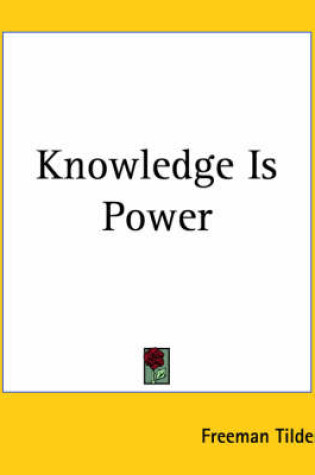 Cover of Knowledge Is Power