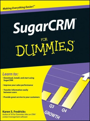 Book cover for SugarCRM For Dummies