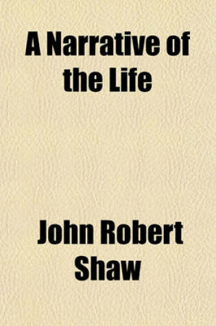 Cover of A Narrative of the Life