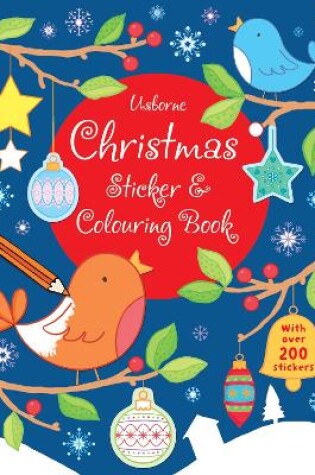 Cover of Christmas Sticker and Colouring book