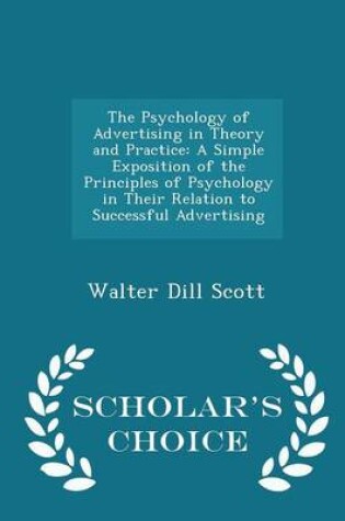 Cover of The Psychology of Advertising in Theory and Practice