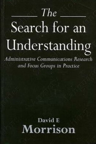 Cover of The Search for an Understanding