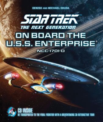 Book cover for Star Trek the Next Generation: On Board the U.S.S. Enterprise