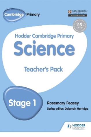 Cover of Hodder Cambridge Primary Science Teacher's Pack 1