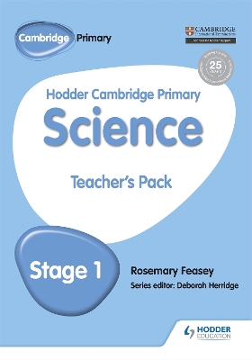 Book cover for Hodder Cambridge Primary Science Teacher's Pack 1