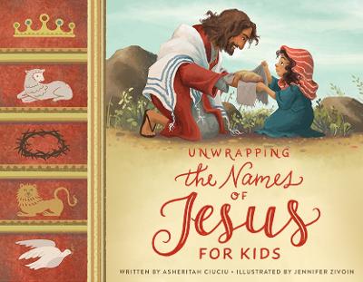 Book cover for Unwrapping the Names of Jesus for Kids