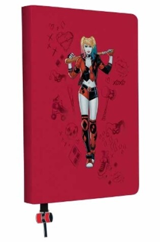 Cover of DC: Harley Quinn Journal with Ribbon Charm