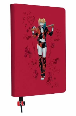 Cover of DC: Harley Quinn Journal with Ribbon Charm