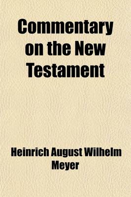 Book cover for Commentary on the New Testament Volume 11