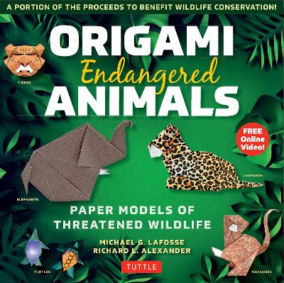 Book cover for Origami Endangered Animals Kit
