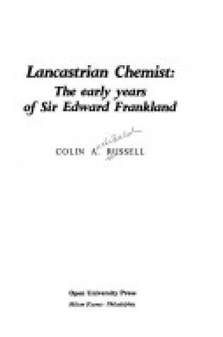 Cover of Lancastrian Chemist