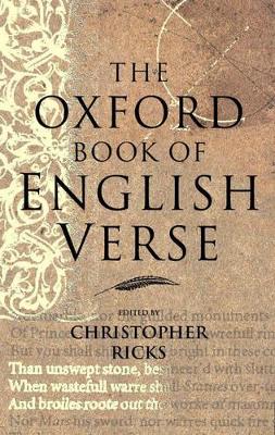 Book cover for The Oxford Book of English Verse