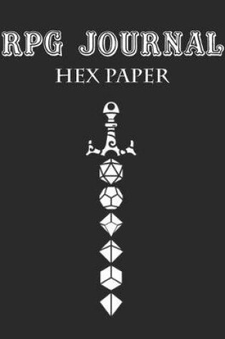 Cover of RPG Journal For Dungeon Master Notes, HEX PAPER 120 pages