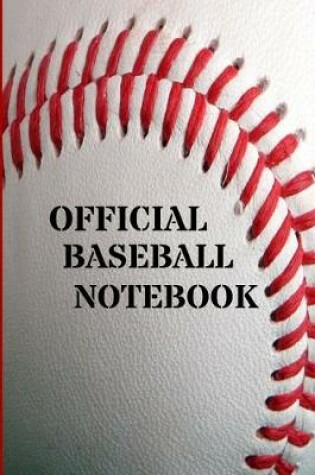 Cover of Official Baseball Notebook