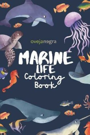 Cover of The Marine Life Coloring Book