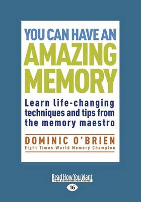 Book cover for You Can Have an Amazing Memory