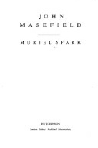Cover of John Masefield